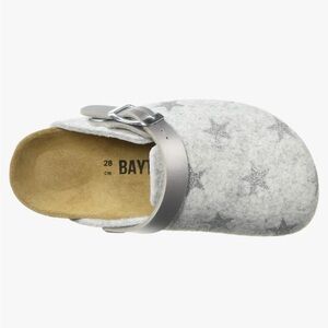 Kids Gray Star Shoes